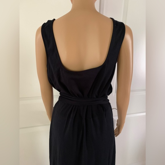 Vince 100% Pima Cotton Square Neck Midi Dress - Picture 13 of 17